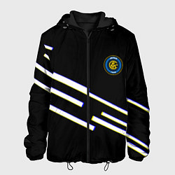 Куртка с капюшоном мужская Inter line fc, цвет: 3D-черный