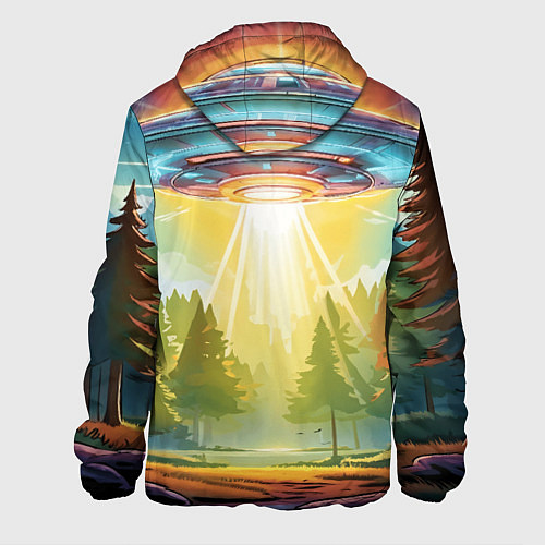 Мужская куртка UFO In The Forest / 3D-Черный – фото 2