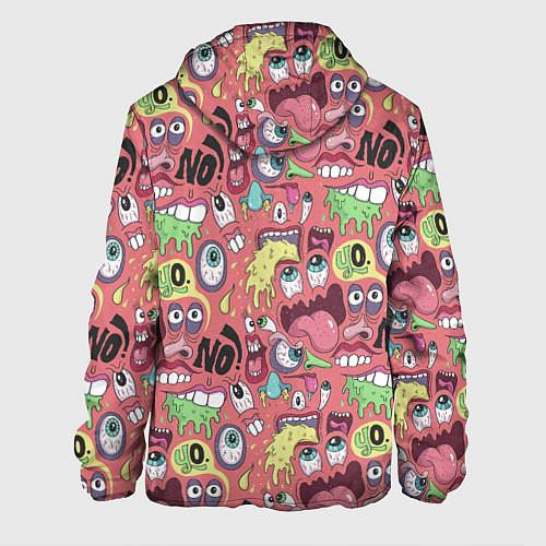 Мужская куртка Монстры ой ой нет / 3D-Белый – фото 2