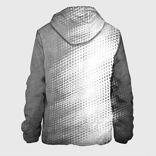 Мужская куртка Jeep - white gradient по-вертикали / 3D-Черный – фото 2