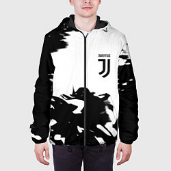 Куртка с капюшоном мужская Juventus smoke black fire, цвет: 3D-черный — фото 2