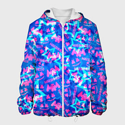 Куртка с капюшоном мужская Marshmello comstock star, цвет: 3D-белый