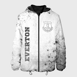 Куртка с капюшоном мужская Everton - white gradient вертикально, цвет: 3D-черный