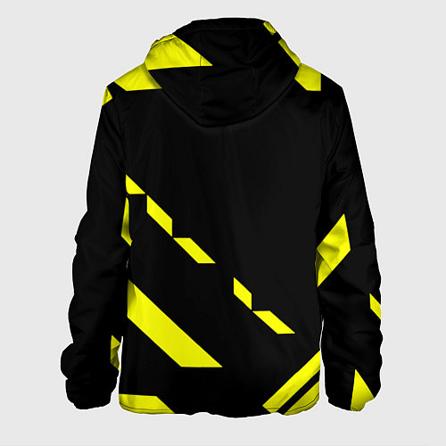 Мужская куртка Nirvana geometry yellow / 3D-Черный – фото 2