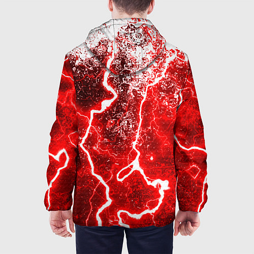 Мужская куртка Dead by daylight молнии в красках / 3D-Черный – фото 4