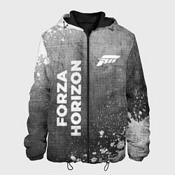 Куртка с капюшоном мужская Forza Horizon - grey gradient вертикально, цвет: 3D-черный
