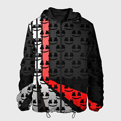 Куртка с капюшоном мужская Marshmello pattern, цвет: 3D-черный
