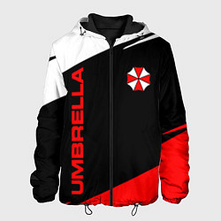 Куртка с капюшоном мужская Umbrella corporation - resident evil, цвет: 3D-черный