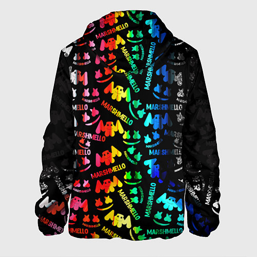 Мужская куртка Marshmello neon color / 3D-Белый – фото 2