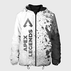 Куртка с капюшоном мужская Apex Legends - white gradient по-вертикали, цвет: 3D-черный