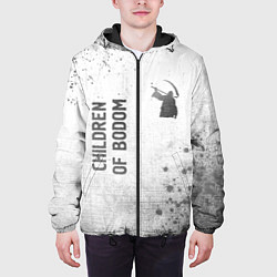 Куртка с капюшоном мужская Children of Bodom - white gradient вертикально, цвет: 3D-черный — фото 2