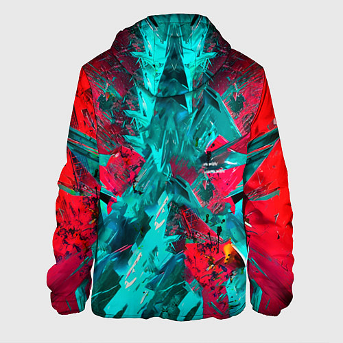 Мужская куртка Электрогитара в красках / 3D-Белый – фото 2