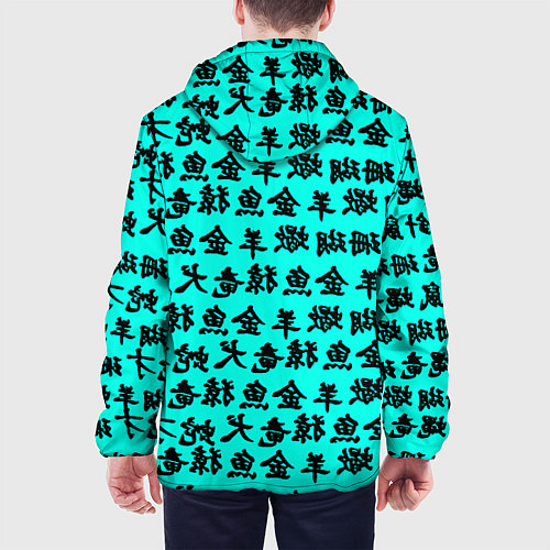 Мужская куртка Resident Evil japan pattern / 3D-Черный – фото 4