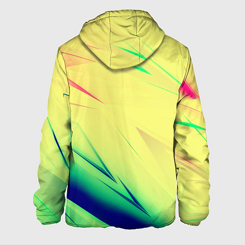 Мужская куртка Славянская символики лого / 3D-Белый – фото 2