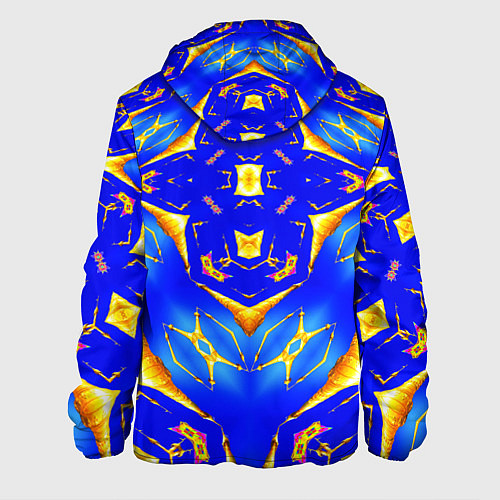 Мужская куртка Оптические стёкла абстракция / 3D-Белый – фото 2