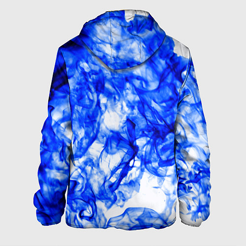 Мужская куртка Portal 2 flame blue / 3D-Белый – фото 2