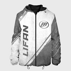 Мужская куртка Lifan - white gradient вертикально