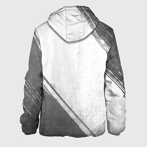 Мужская куртка Lifan - white gradient вертикально / 3D-Черный – фото 2