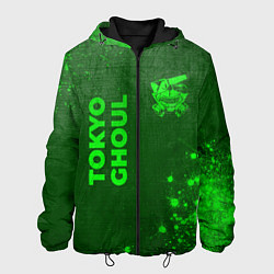 Мужская куртка Tokyo Ghoul - green gradient вертикально