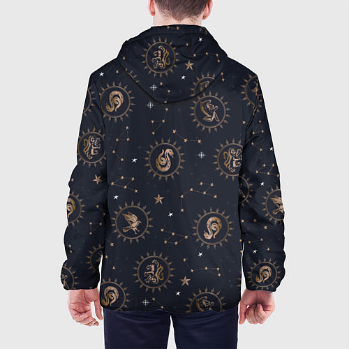 Мужская куртка Все факультеты Хогвартса / 3D-Черный – фото 4