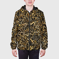 Куртка с капюшоном мужская Чай, цвет: 3D-черный — фото 2