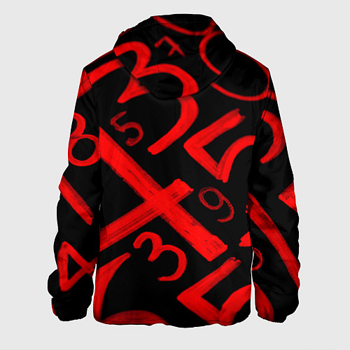 Мужская куртка Числовой код / 3D-Черный – фото 2