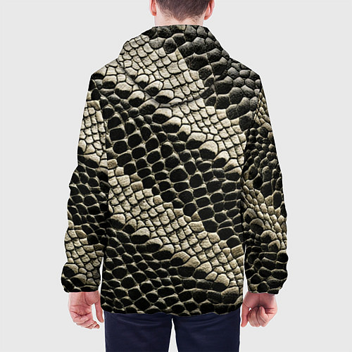 Мужская куртка Будь в тренде змеи / 3D-Черный – фото 4