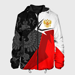Мужская куртка Герб России - красно-белый