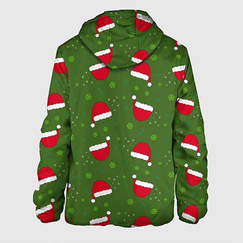 Мужская куртка Шапка Санты / 3D-Белый – фото 2