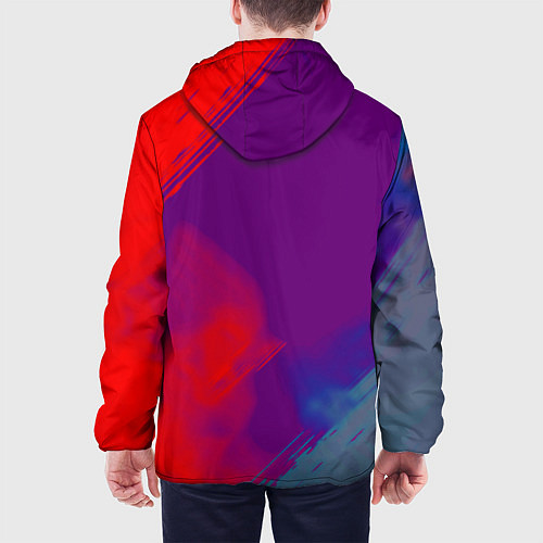 Мужская куртка Doom неоновые краски / 3D-Черный – фото 4
