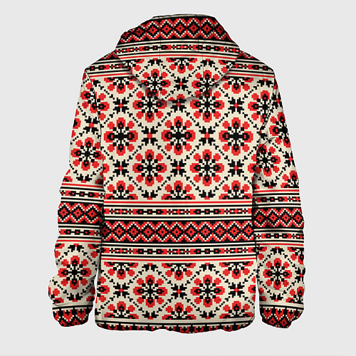 Мужская куртка Славянская обережная вышивка / 3D-Белый – фото 2