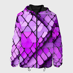 Мужская куртка Фиолетовые рельефные плитки
