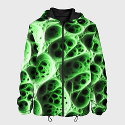 Мужская куртка Зелёная пористая структура