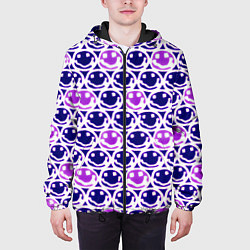 Куртка с капюшоном мужская Nirvana neon smile, цвет: 3D-черный — фото 2