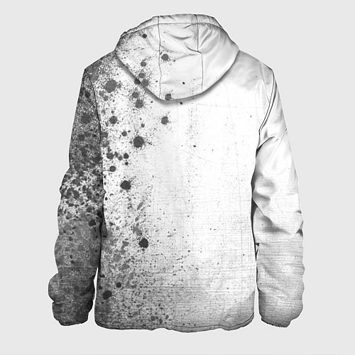 Мужская куртка Dead Space - white gradient по-вертикали / 3D-Черный – фото 2