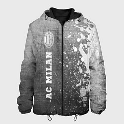 Куртка с капюшоном мужская AC Milan - grey gradient по-вертикали, цвет: 3D-черный