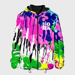 Мужская куртка Colorful abstraction - aloha