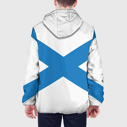 Мужская куртка Военно-морской флот: Андреевский флаг / 3D-Черный – фото 4