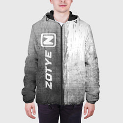 Куртка с капюшоном мужская Zotye - grey gradient по-вертикали, цвет: 3D-черный — фото 2