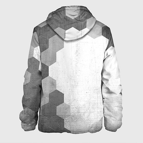 Мужская куртка Dead by Daylight - white gradient по-вертикали / 3D-Черный – фото 2