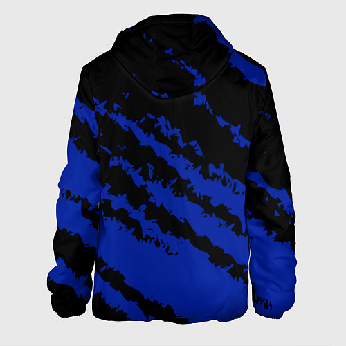 Мужская куртка The color is black and blue / 3D-Белый – фото 2