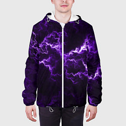 Куртка с капюшоном мужская Lightning, цвет: 3D-белый — фото 2