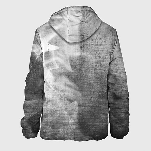 Мужская куртка Daewoo - grey gradient по-вертикали / 3D-Черный – фото 2