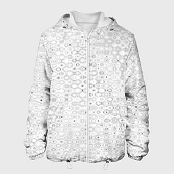 Мужская куртка Белый с абстрактным узором