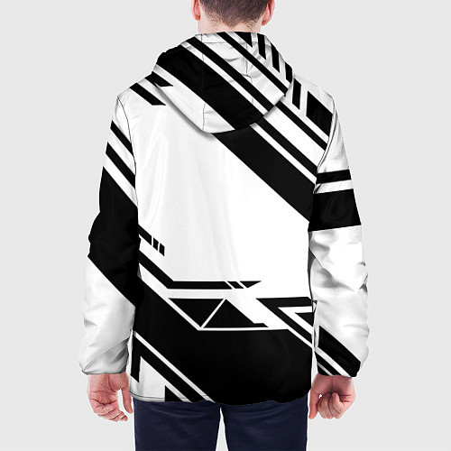 Мужская куртка BMW geometry black / 3D-Черный – фото 4