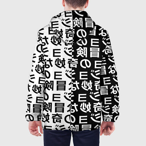 Мужская куртка Семь смертных грехов паттерн / 3D-Черный – фото 4