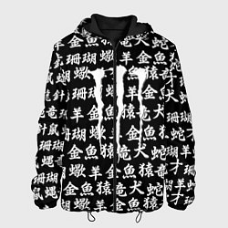 Куртка с капюшоном мужская Monster energy japan pattern, цвет: 3D-черный
