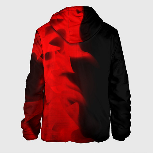 Мужская куртка Dongfeng - red gradient по-вертикали / 3D-Черный – фото 2