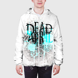 Куртка с капюшоном мужская Dead by april краски, цвет: 3D-белый — фото 2