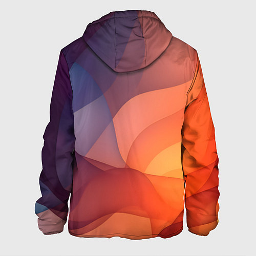 Мужская куртка Летящая вуаль / 3D-Белый – фото 2